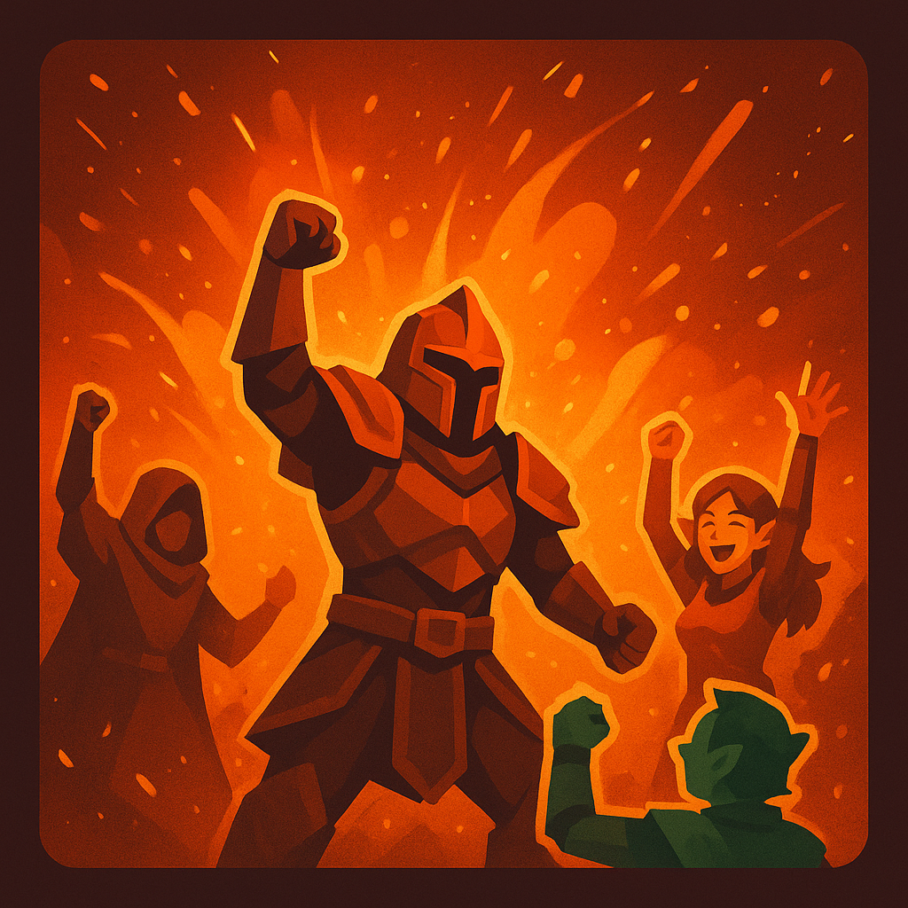 screenshot: raid finale